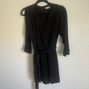 Black size:4 cut sleeve romper